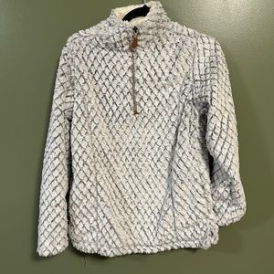 NWOT NEW Nordic Fleece jacket blue white XS extra small